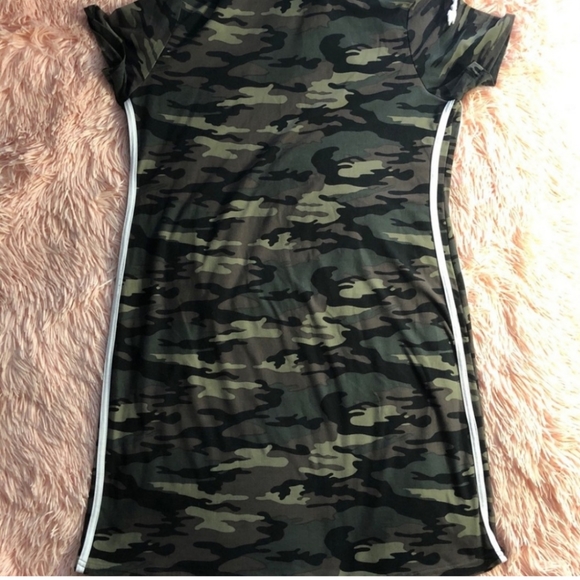 J for Justify - Plus Size Army Fatigue Sporty Dress - Picture 3 of 5